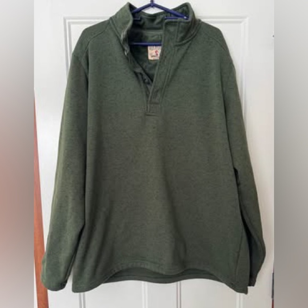 Red head brand co‎ Green Pullover sweatshirt fleece lined men’s xxl 2xl